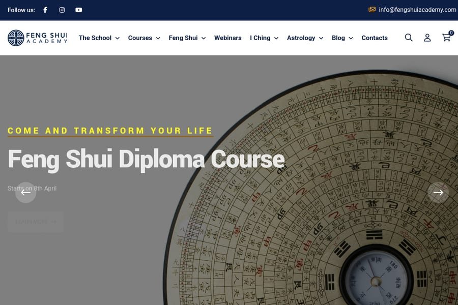 Feng Shui Academy — Plataforma Educacional